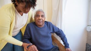 Photo by Kampus Production: https://www.pexels.com/photo/woman-assisting-elderly-man-7551667/